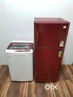 Home Appliances combo washing machine+ fridge with warranty