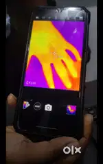 Rugged phone with thermal camera and 5G network