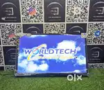 Original Worldtech Double Glass Android 4K Android Google Webos LEDTV