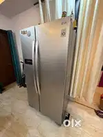 LG double door refrigerator, 10 years old in good condition