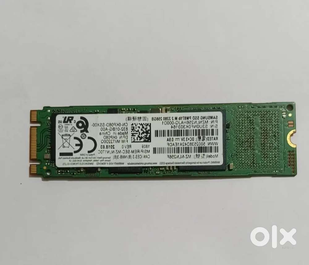 Laptop SSD 256GB Nvme 1.3 for Sale