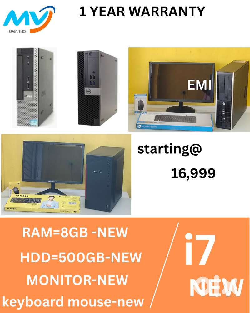 All Basic Software  Cash on home delivery  1 Year Warranty