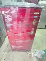 I'd78 godrej meroon colour flower design single door fridge