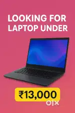 Looking for laptop under 15-13k price