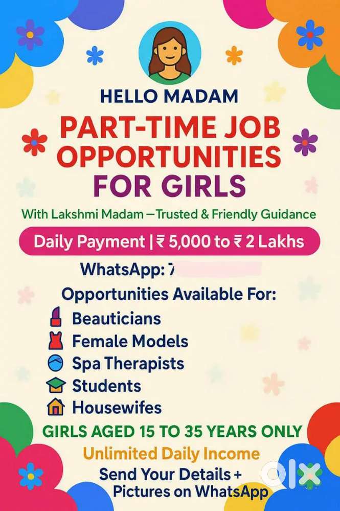 PART TIME JOBS @ DAILY PAYMENTS FOR FEMALES