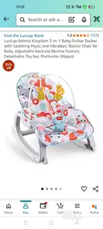 Baby Luv Lap Electric Rocker. Brand New