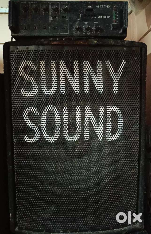 Amplifier 120 watt CEMX. Ahuja Box 250 Watt15inch Spk . good condition