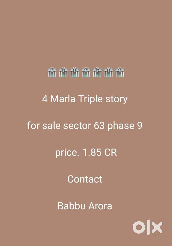 4 Marla Double story for sale sector 63 phase 9