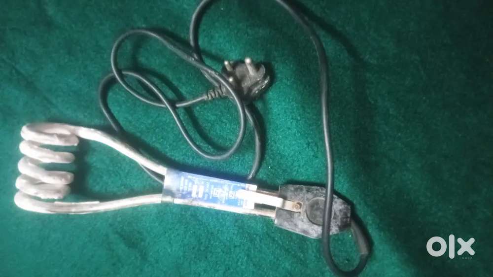 Electric rod for hot water and Heat blower with fan for room