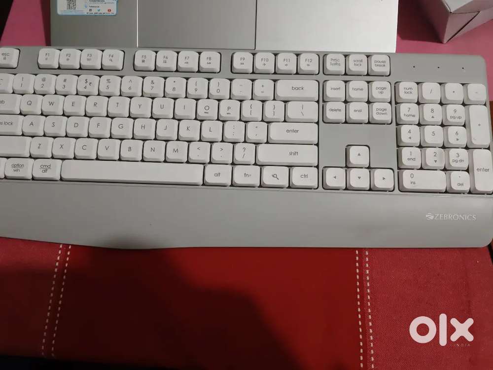 Zebronics wireless keyboard and mouse with headphone