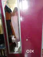 Almari with lock system and one huge mirror