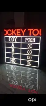 Brand new led name running board video wall available