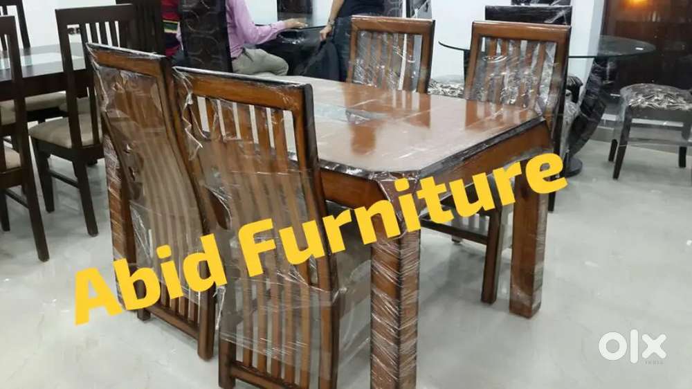 Latest design solid wood dining table 4 chairs 5 years warranty MM 878