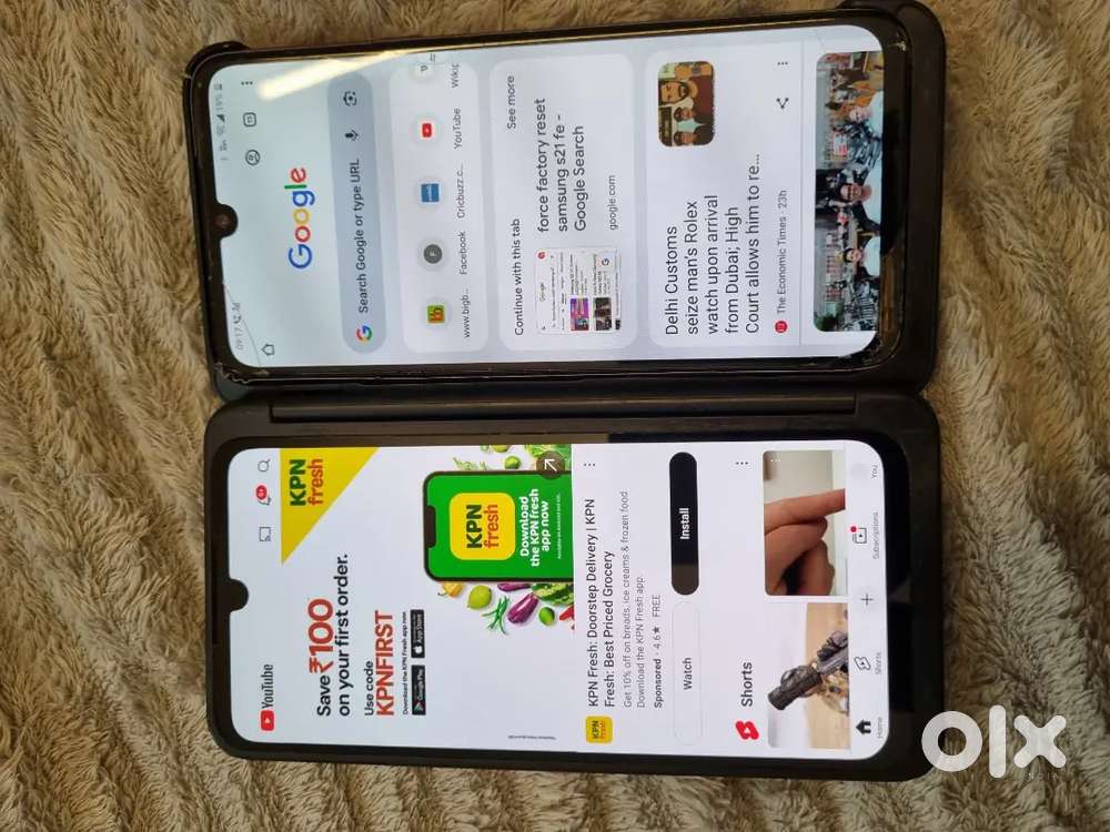 Lg g8xthinq 4g double display phone