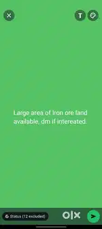 Iron ore plot