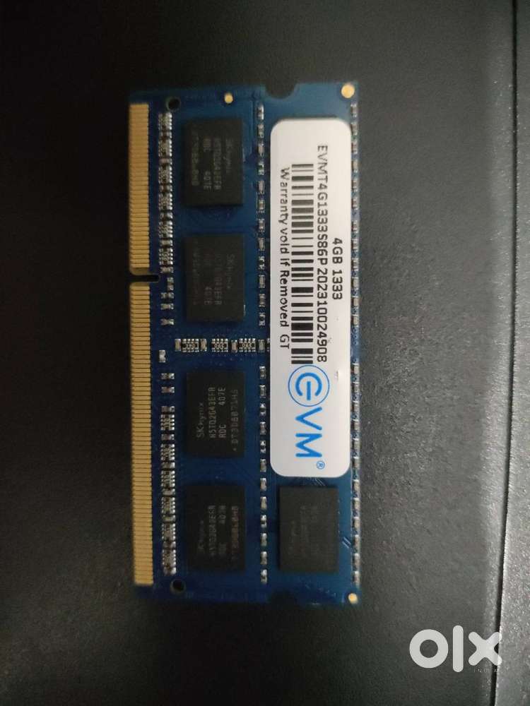 Evm 4gb DDR3 RAM  1333 Mhz