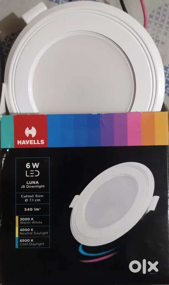 Havells 6W  LUNA JB WARM WHITE CONCEALED LIGHT