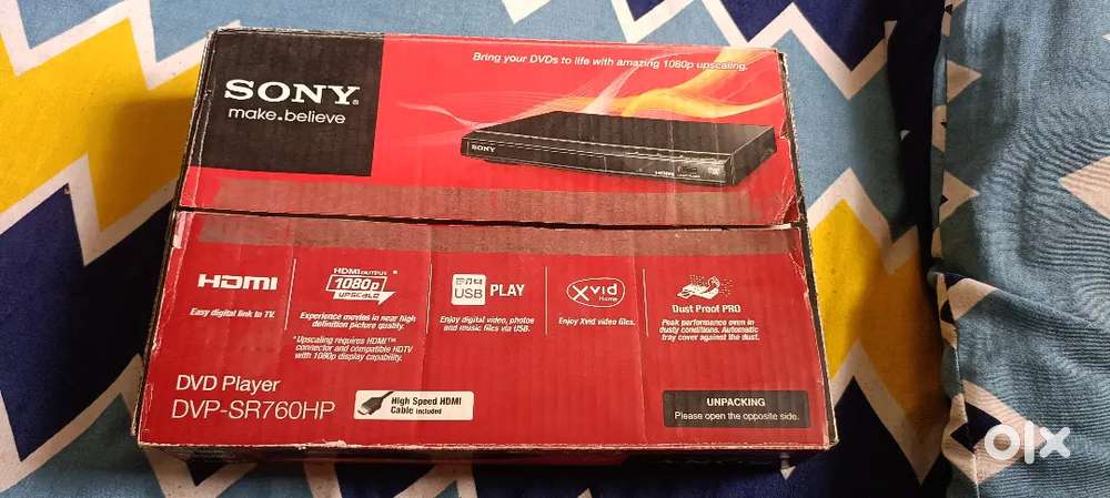 Sony DVD Player DVP-SR760HP with Remote & Box - Excellent Condition