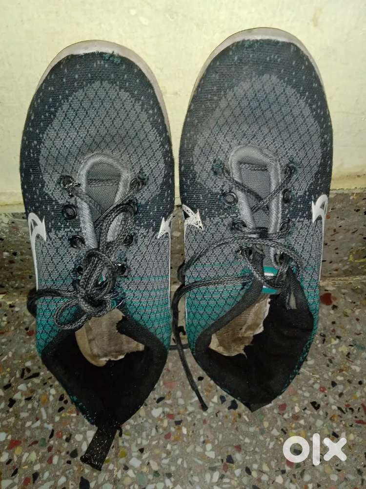 Nike, colour green with black, size 5