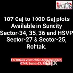 264 gaj plot for Sale in Huda Sector-27, Rohtak