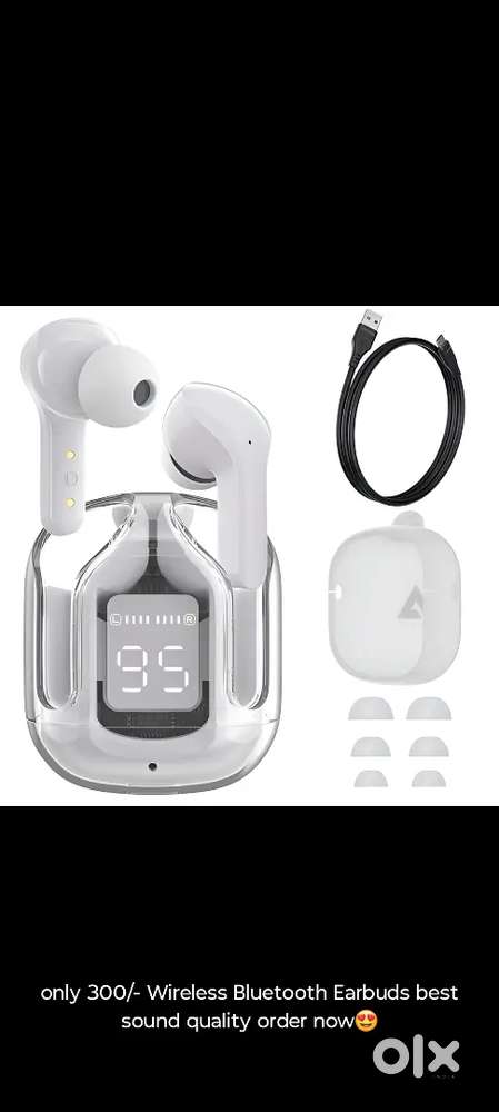 only 300/- Wireless Bluetooth Earbuds best sound quality order now