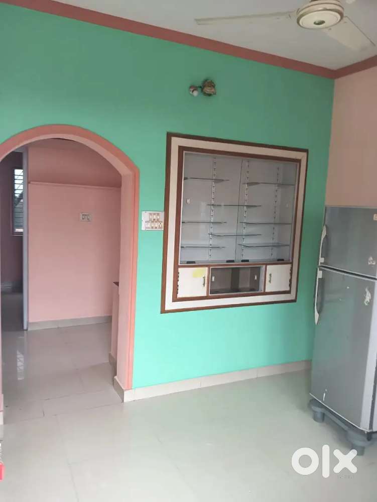 House for rent 1bhk advance 40000 in first floor with geazure facility