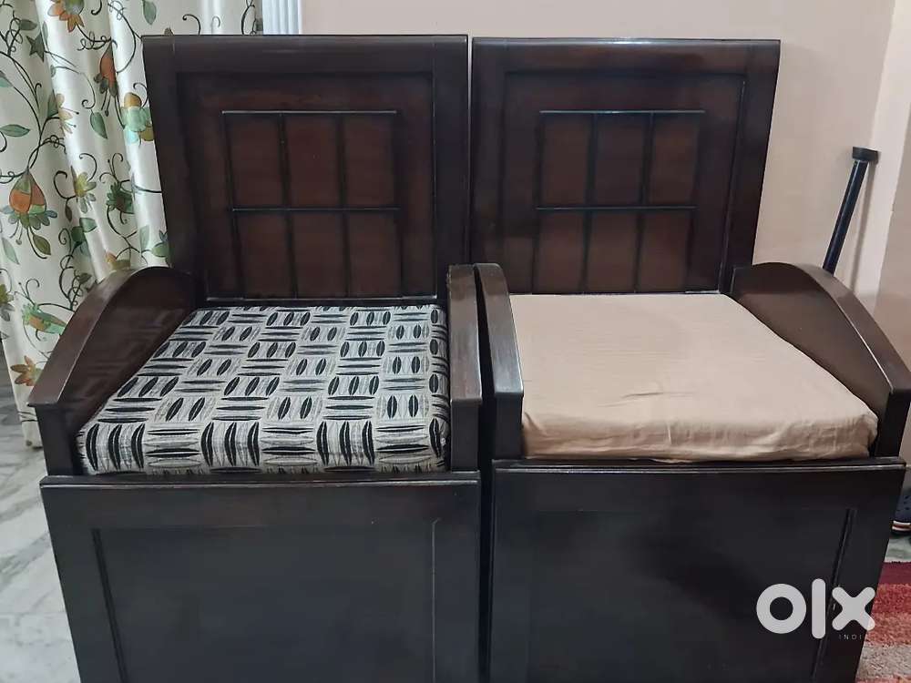 Wooden sofa set