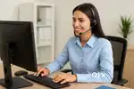 Female calling executive + Back office Assistant