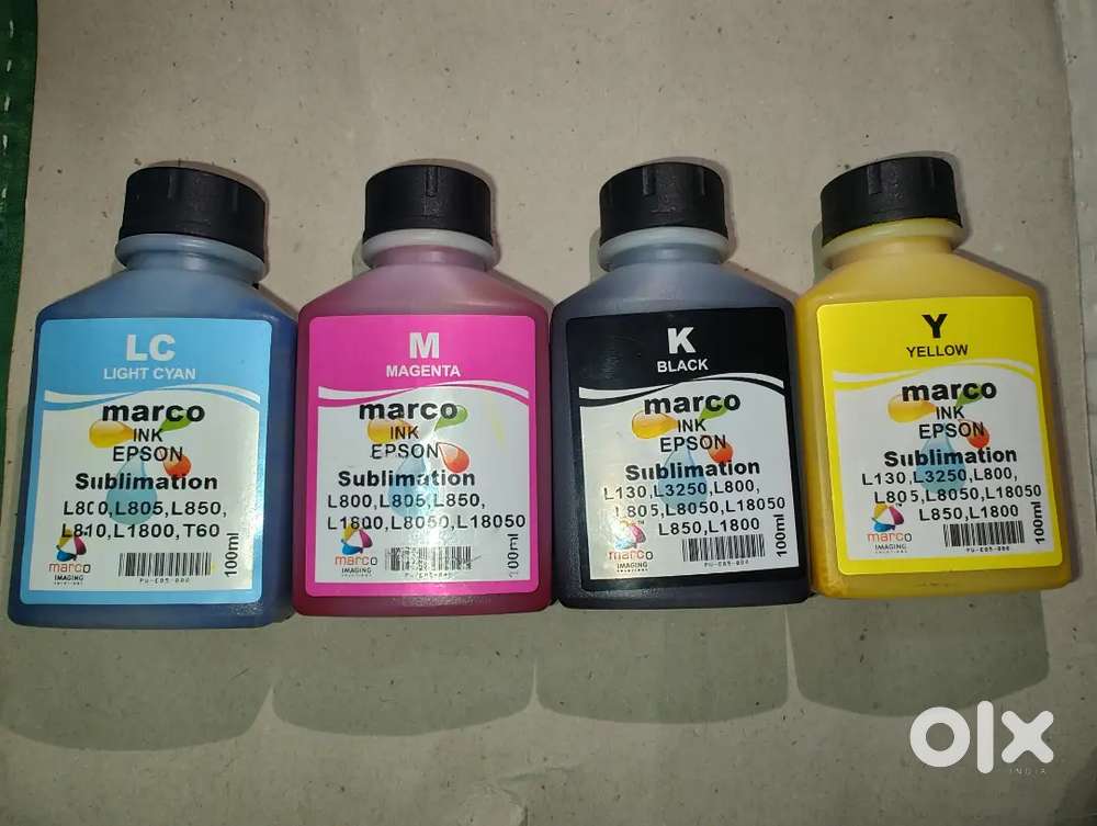 Sublimation Ink for Epson Printers – Marco Brand (100ml Each)
