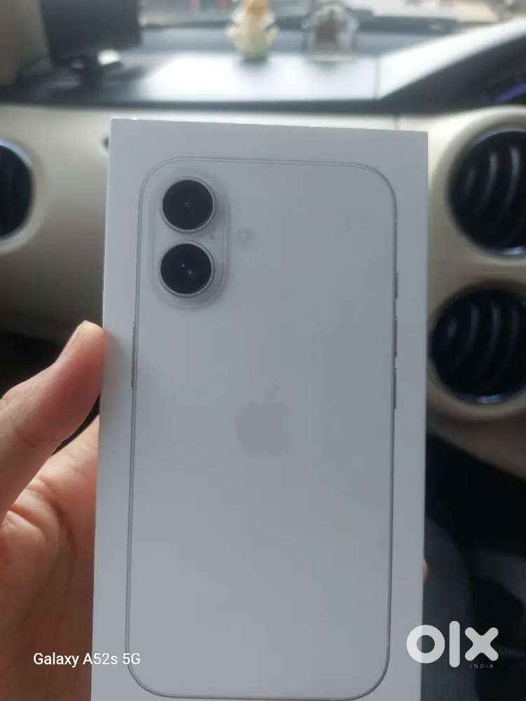 I phone 16 white color 128 gb box pack for salebest price only 60000