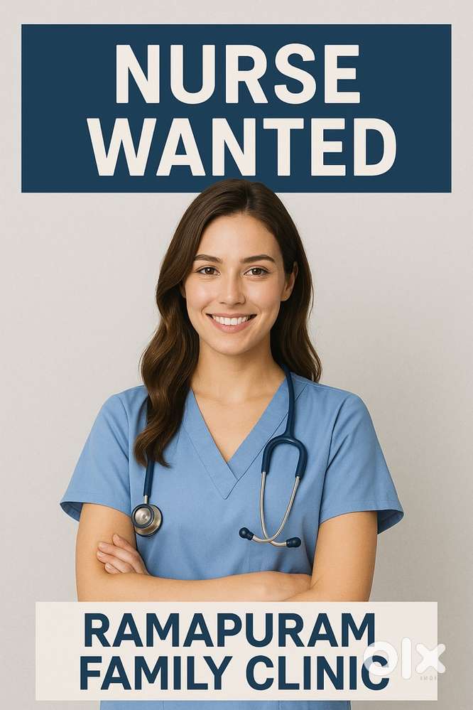 Nurse wanted for small clinic at Vadapalani