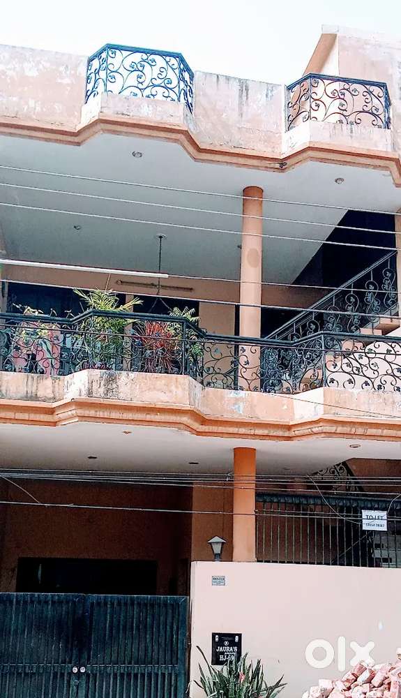 2bhk semi-furnished house for rent at HJ block, b/s westend mall.
