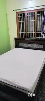 Queen Bed with Wakefit Mattress