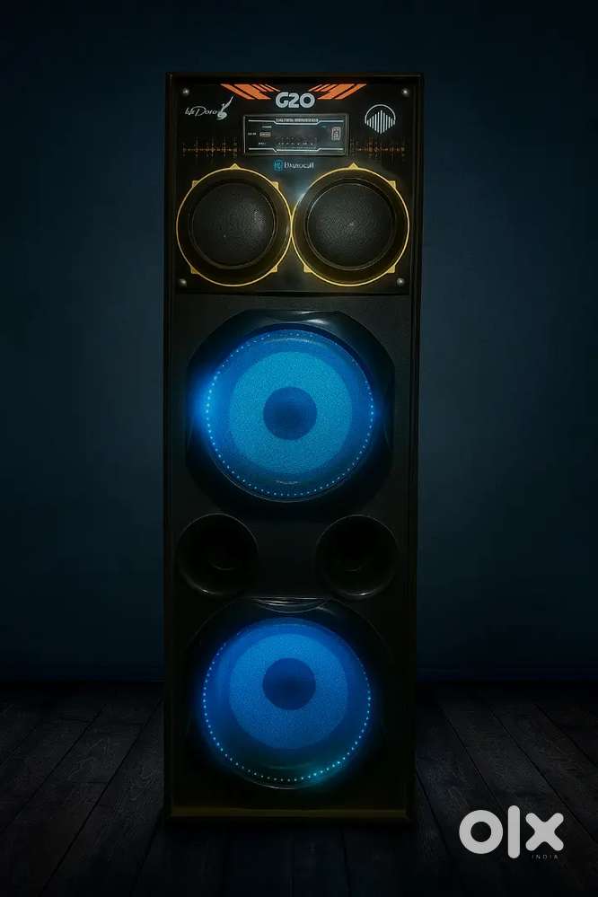 Dj speaker high bass new is 8000 with box