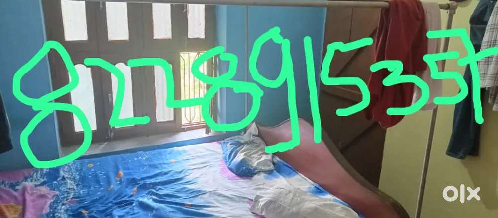 1bhk flat for bachlor and family Tiles room attached bathroom, parking