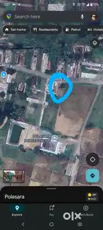 Hata 2.6 lakh . 15 hath plot with complete foundation