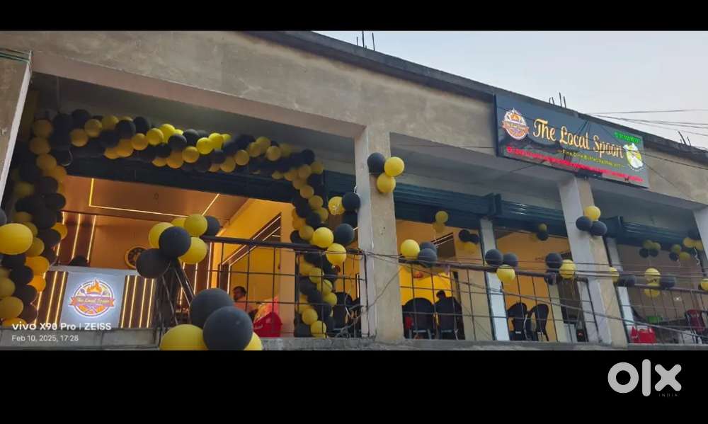 Fully furnished restaurant with all equipments