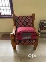 Teak wood sofa