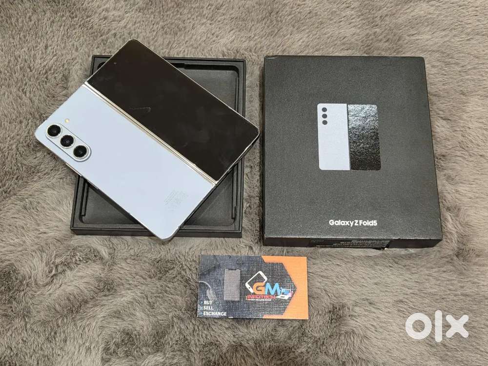 Samsung Fold 5 Icy Blue 256Gb Complete box with all accessories