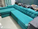 Sofa cum bed with storage