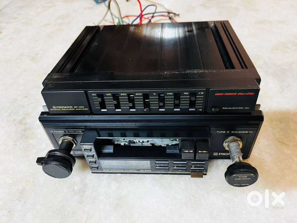 Pioneer stereo, Cassette player & Equalizer
