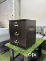 Brand new wooden side tables 3 drawers