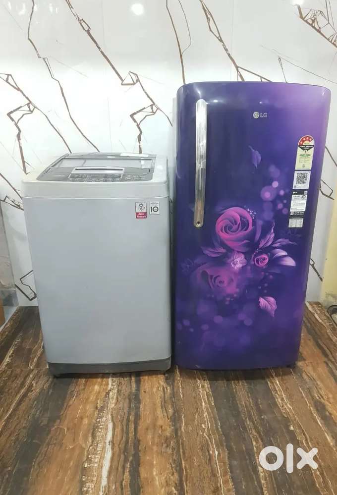 Lg latest flower model refrigerator & lg inverter washing machine*/*