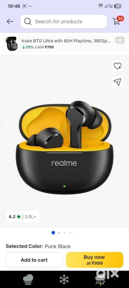 Realme and boat tws(seal pack)