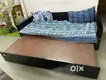 Bed: Sofa cum bed with storage