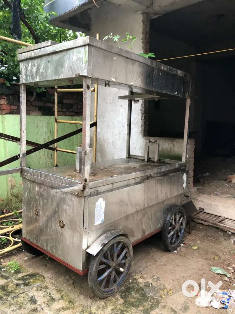 Fast food counter full steel body (sale argent)