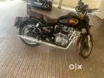 1 year old Royal Enfield Classic 350 Halcyon Black Dual ABS