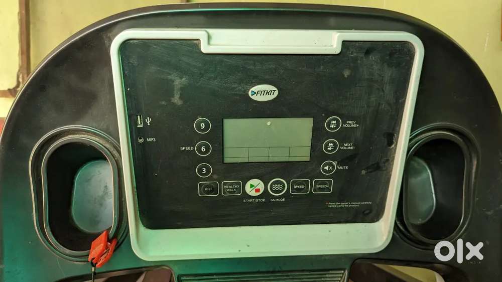 Fitkit FT100S Plus Series (3.25HP Peak) DC-Motorised Treadmill