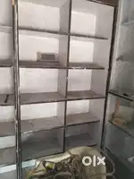 4 Wooden Rack & 1 Counter for shop