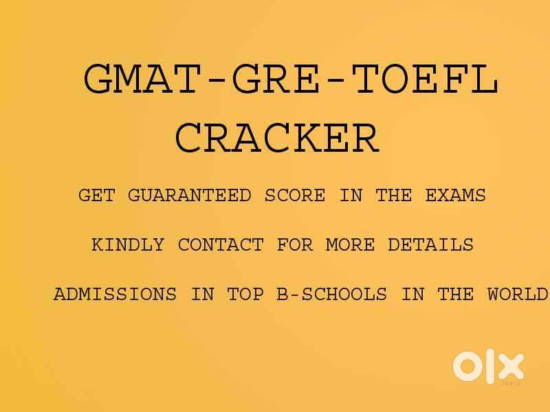 GET YOUR DREAM SCORE IN GRE GMAT TOEFL